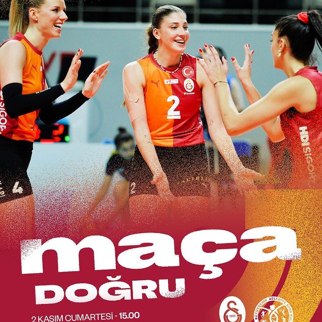 Galatasaray Daikin Kadın Voleybol Takımı Aydın Büyükşehir Belediye'yle Karşılaşacak